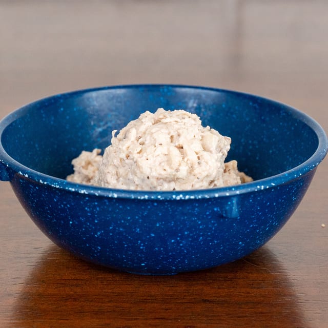 Scoop of Chicken Walnut / Tuna.