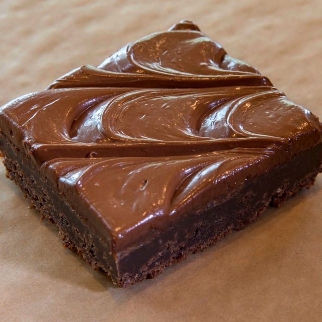 Chocolate Fudge Brownie.