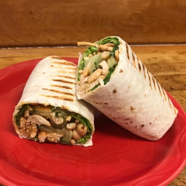 Thai Chicken Wrap.