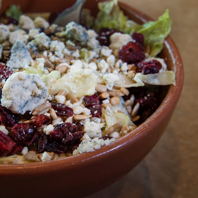 Crumbly Bleu Cheese Salad.