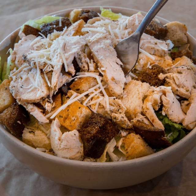 Roasted Chicken Caesar Salad.