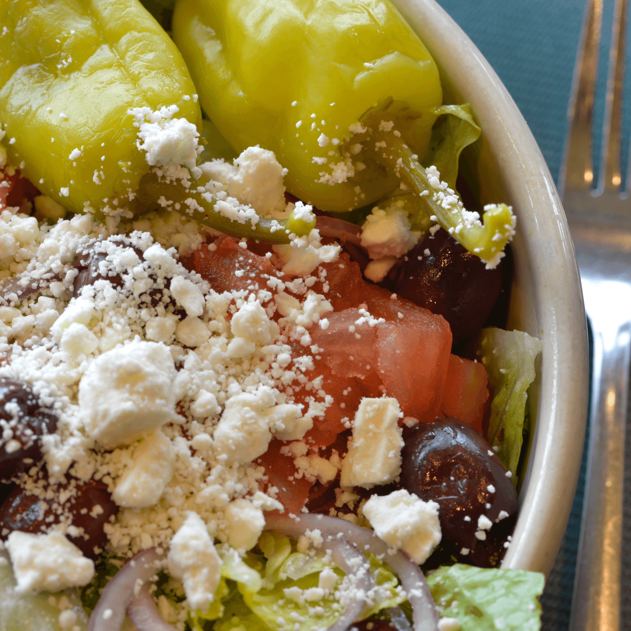 Small Paradise Greek Salad.