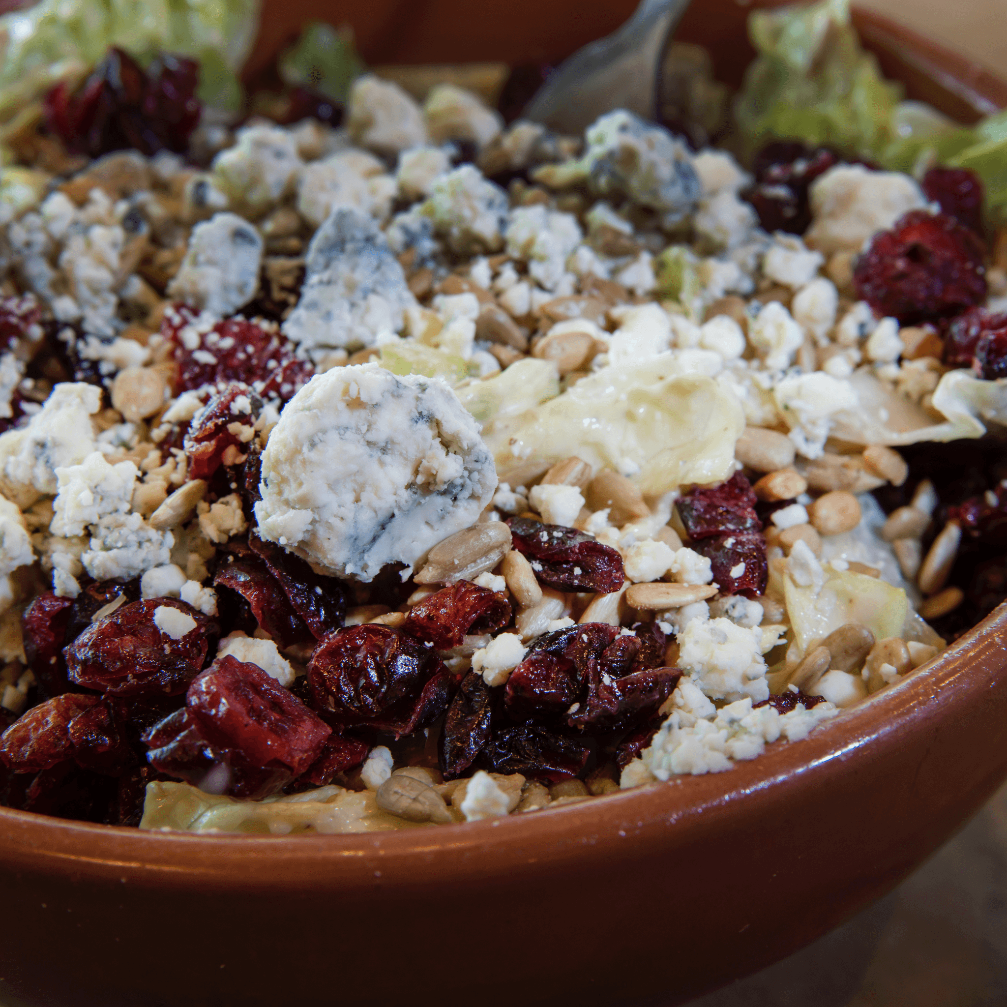 Small Crumbly Bleu Cheese Salad.