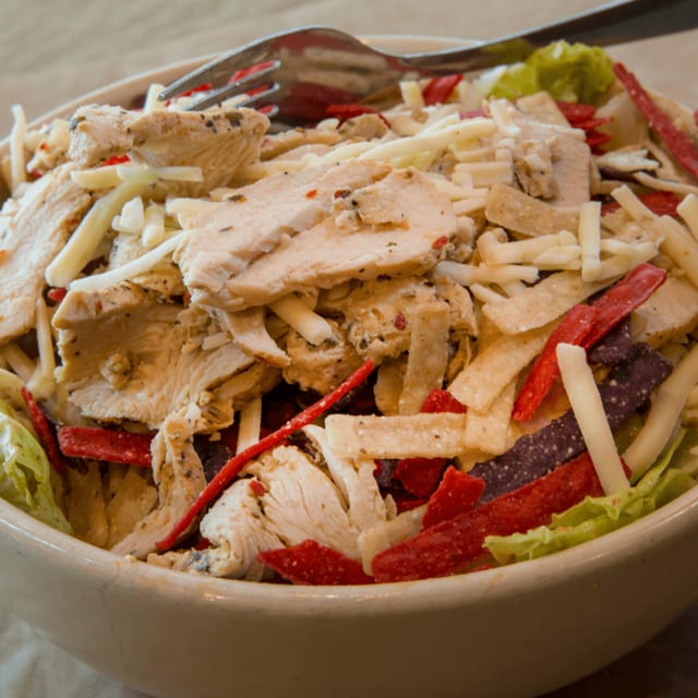 Southwest Chicken Caesar Salad.