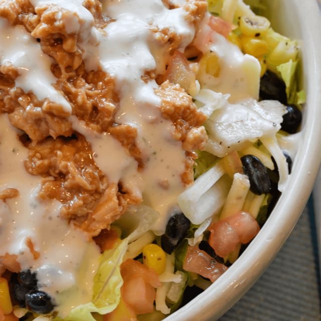 BBQ Chop Chicken Salad.