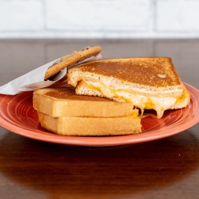 Half Grilled Cheese Panini.