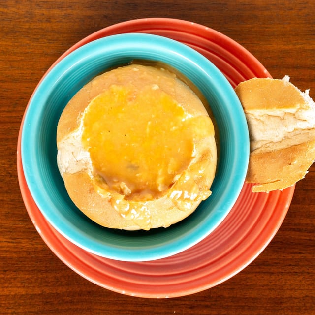 Signature Bread Bowl Soup.