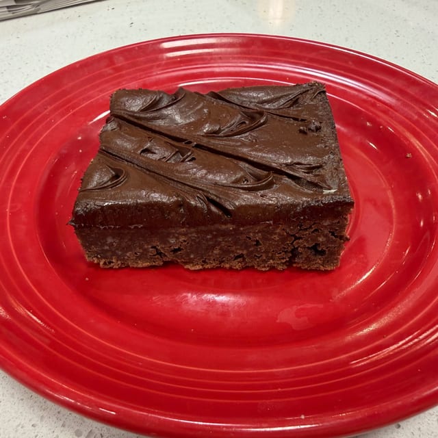 Chocolate Fudge Brownie.