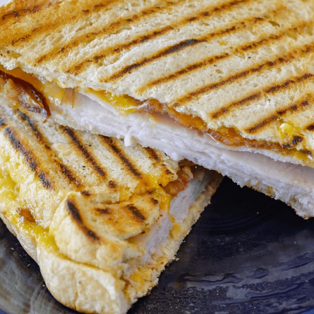 Half Turkey Bacon Ranch Panini.